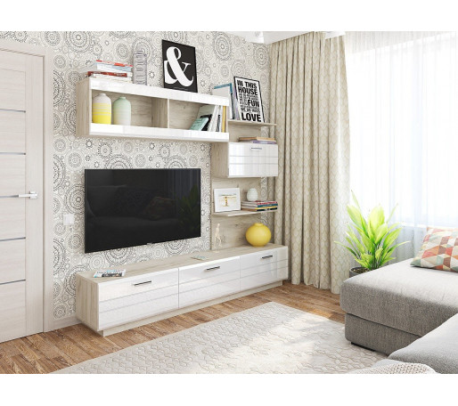 Глейс-01, цвет: Белый глянец