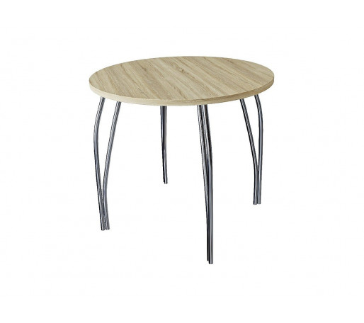 Стол обеденный круглый LС (ОС-11), цвет: Дуб сонома