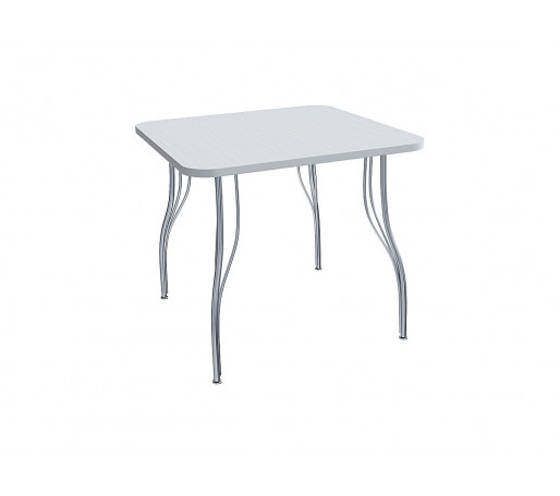 Стол обеденный квадратный LС (ОС-12), цвет: Белый