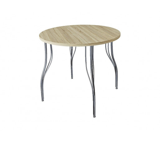 Стол обеденный круглый LС (ОС-12), цвет: Дуб сонома