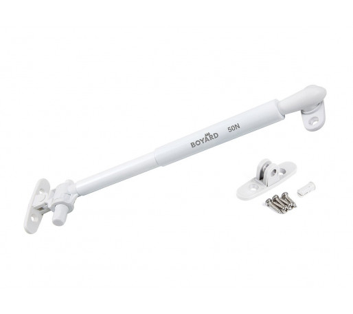 Газовый лифт с регулируемым доводчиком 50N, цвет: Белый