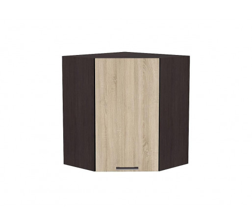 Шкаф верхний угловой Брауни, цвет: Дуб сонома