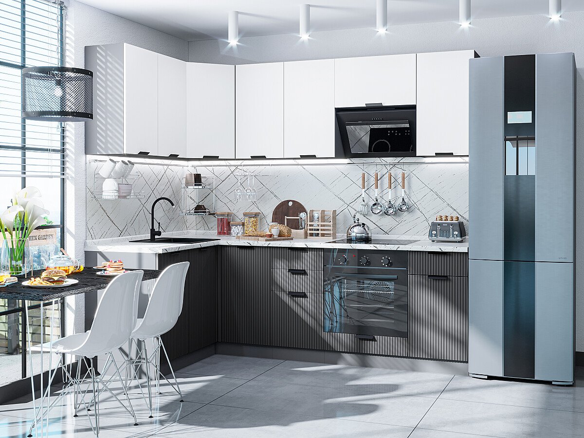 Евро Лайн-05, цвет: Белый/Антрацит Евро Лайн-05, цвет: Белый/Антрацит