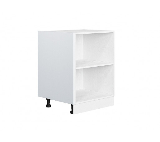 Фасад боковой Фьюжн для нижнего шкафа, цвет: Silky White