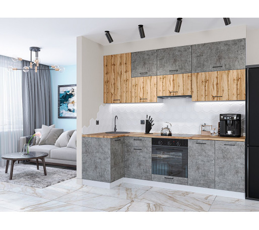 Флэт-04, цвет: Wotan Oak 2S/Temple Stone 2S