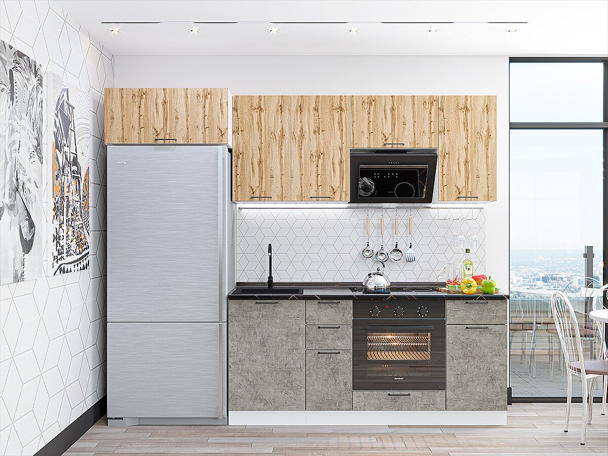 Флэт-01, цвет: Wotan Oak 2S/Temple Stone 2S Флэт-01, цвет: Wotan Oak 2S/Temple Stone 2S