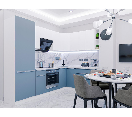 Фьюжн-04, цвет: Silky Blue/Silky White