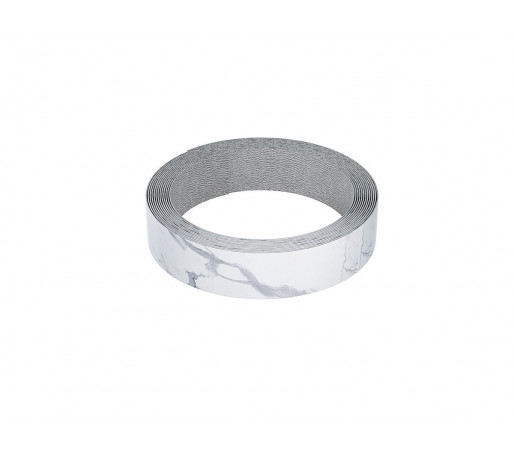 Кромка для столешницы (с клеем), цвет: Гранит белый глянец