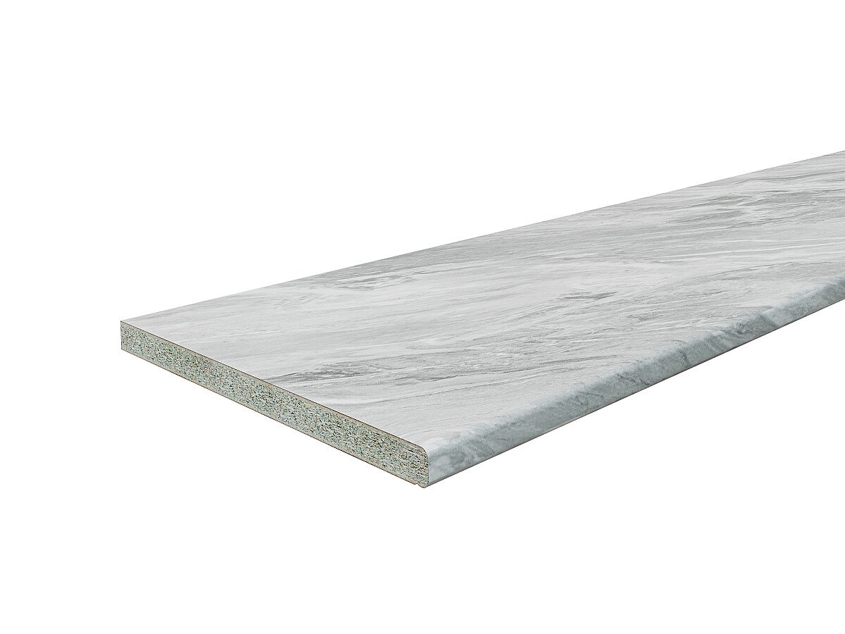 Столешница Hard-38U Прямая (упак.), цвет: Снежный мрамор Столешница Hard-38U Прямая (упак.), цвет: Снежный мрамор