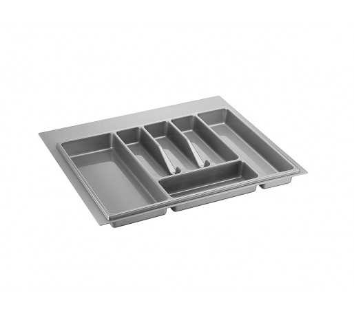 Лоток для столовых приборов, цвет: Серый