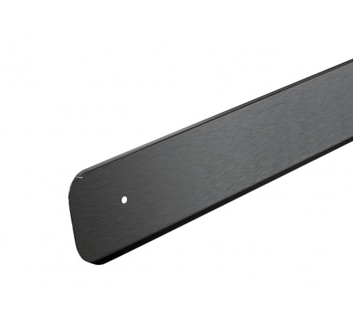 Планка для столешницы торцевая универсальная (R9), цвет: МатЧерный