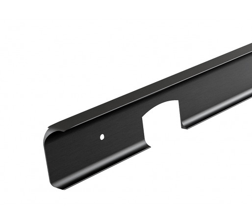 Планка для столешницы угловая (R9), цвет: МатЧерный