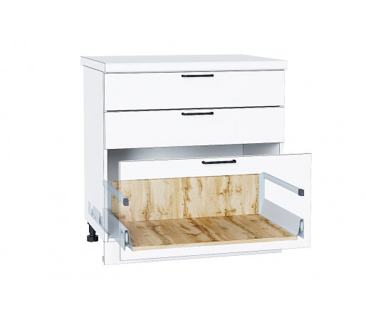 Ящик высокий POWER BOX2 с рейлингом, цвет: Дуб Вотан