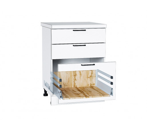 Ящик высокий POWER BOX2 с 2-ым рейлингом, цвет: Дуб Вотан