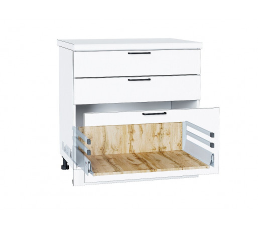 Ящик высокий POWER BOX2 с 2-ым рейлингом, цвет: Дуб Вотан