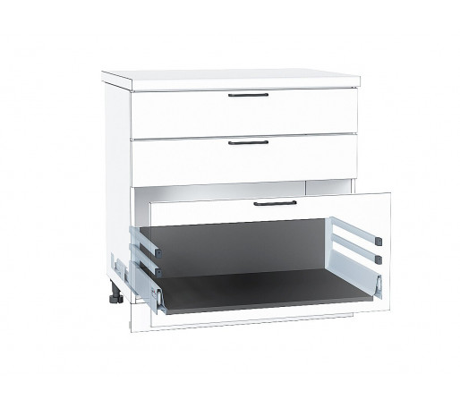 Ящик высокий POWER BOX2 с 2-ым рейлингом, цвет: Graphite