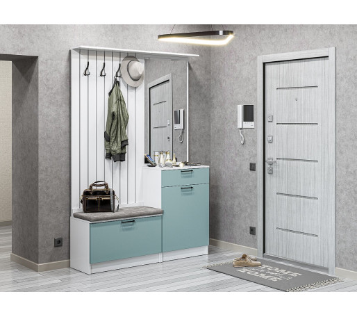 Стиль-02, цвет: Grey-green In 2S/Белый Стиль-02, цвет: Grey-green In 2S/Белый