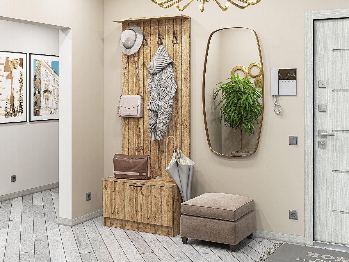 Стиль-01, цвет: Wotan Oak 2S/Дуб Вотан Стиль-01, цвет: Wotan Oak 2S/Дуб Вотан