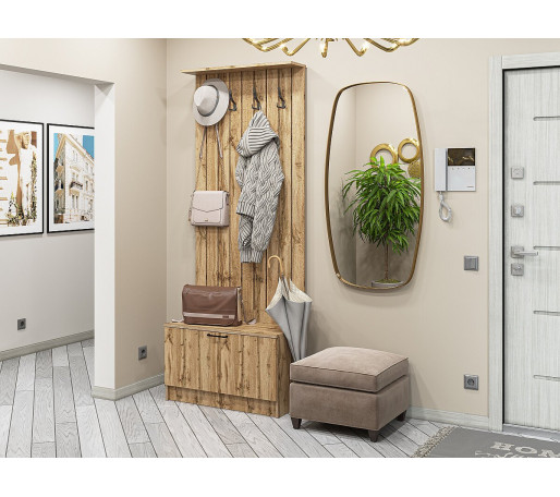 Стиль-01, цвет: Wotan Oak 2S/Дуб Вотан Стиль-01, цвет: Wotan Oak 2S/Дуб Вотан