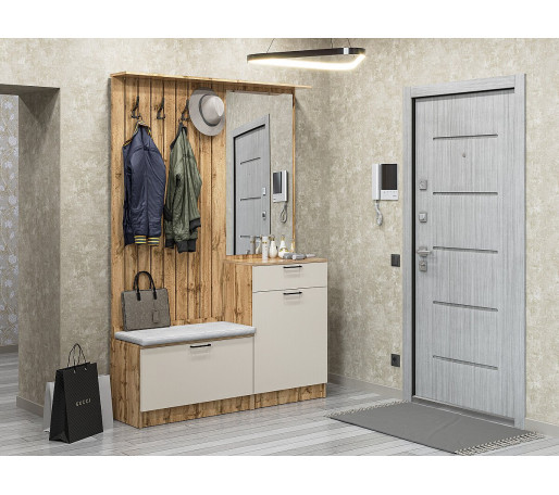 Стиль-02, цвет: Cashmere In 2S/Дуб Вотан Стиль-02, цвет: Cashmere In 2S/Дуб Вотан