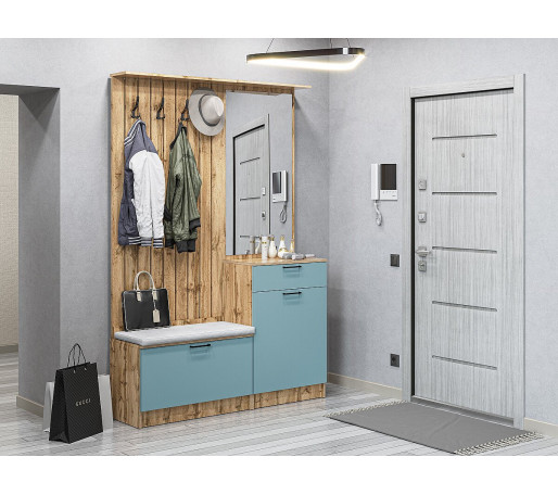 Стиль-02, цвет: Grey-green In 2S/Дуб Вотан Стиль-02, цвет: Grey-green In 2S/Дуб Вотан