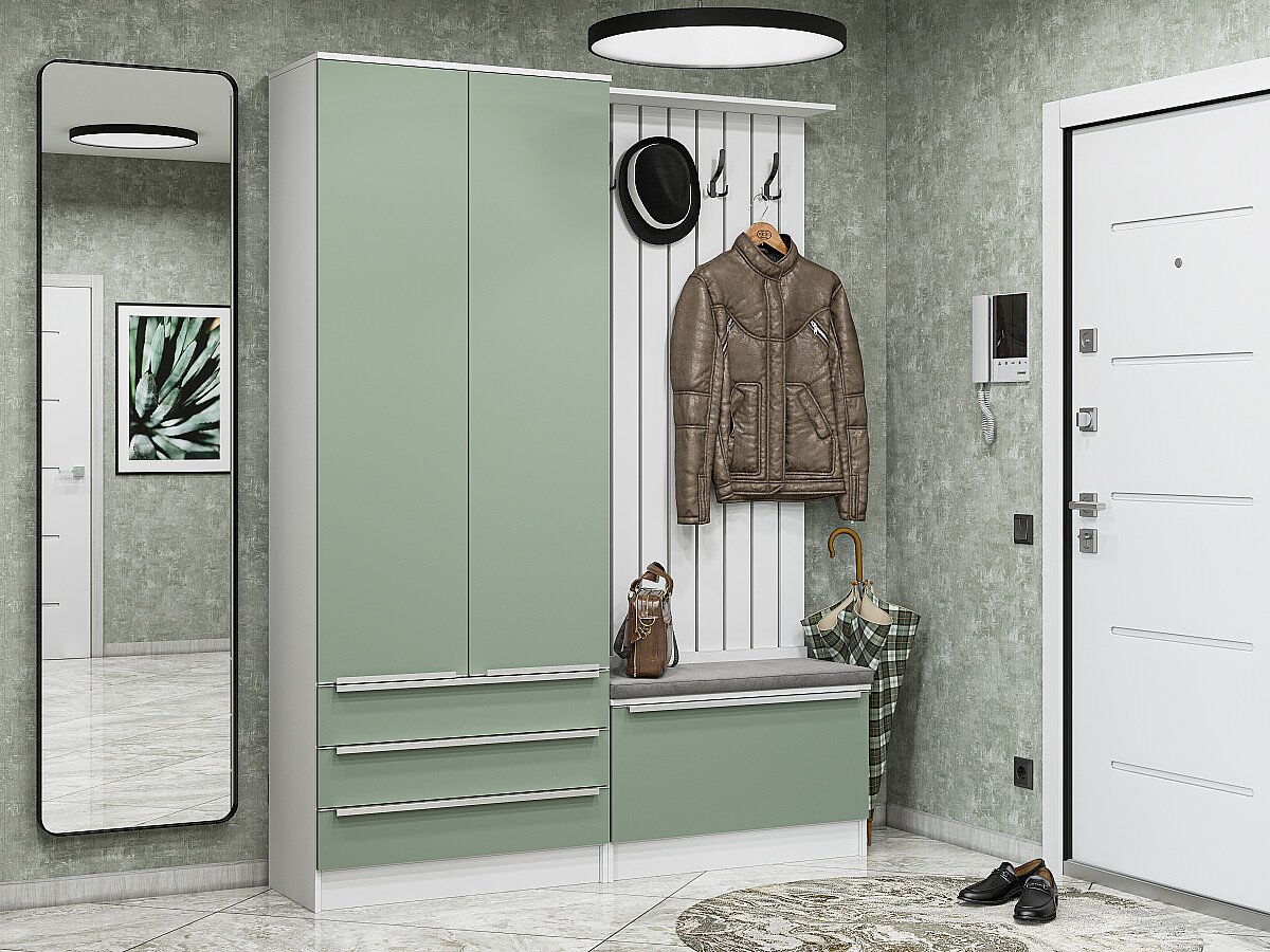 Стиль-03, цвет: Silky Mint/Белый Стиль-03, цвет: Silky Mint/Белый