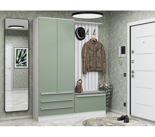 Стиль-03, цвет: Silky Mint/Белый