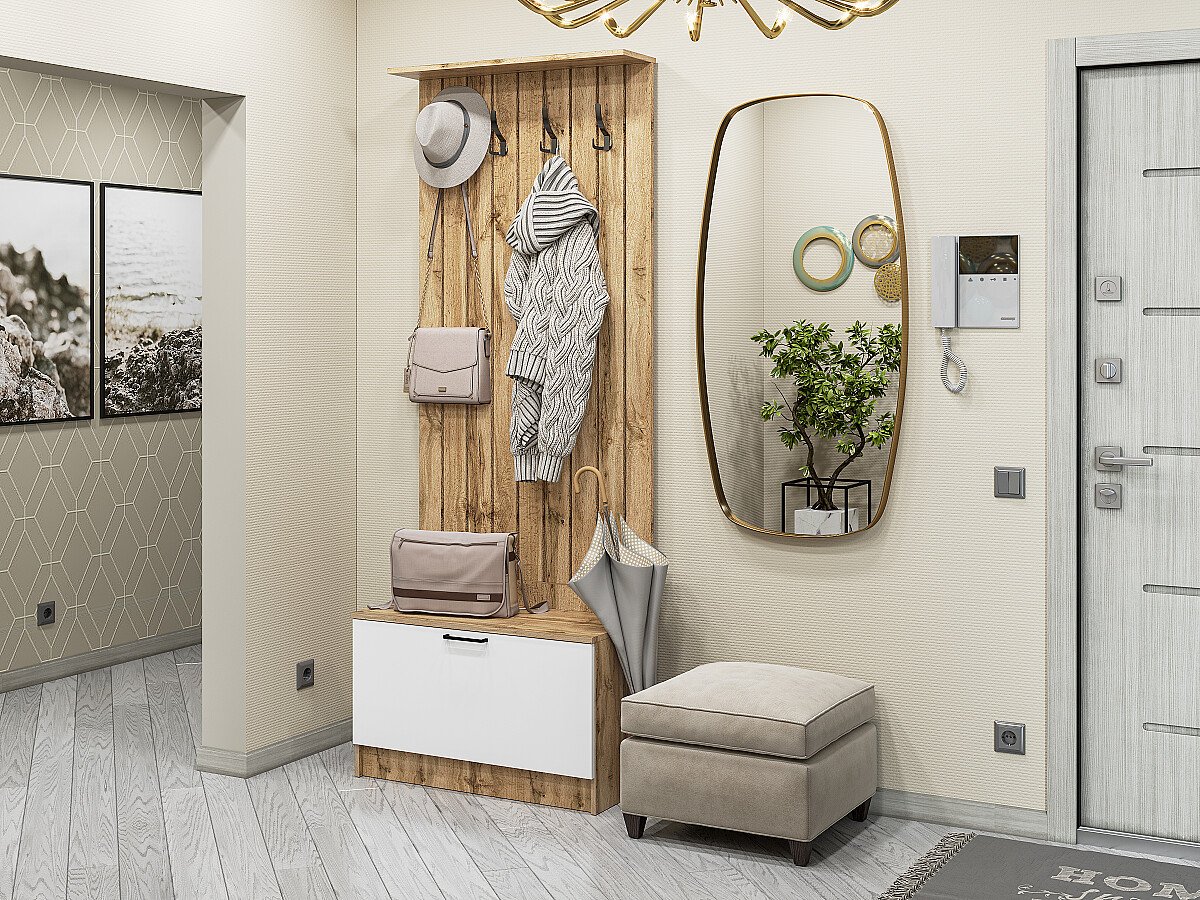 Стиль-01, цвет: White In 2S/Дуб Вотан Стиль-01, цвет: White In 2S/Дуб Вотан