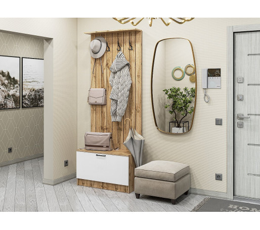 Стиль-01, цвет: White In 2S/Дуб Вотан Стиль-01, цвет: White In 2S/Дуб Вотан