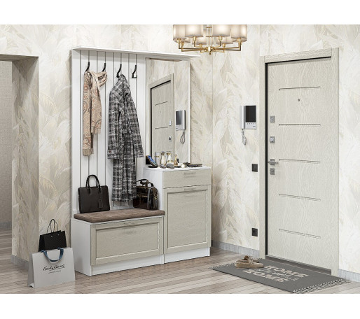 Стиль-02, цвет: Cappuccino Softwood/Белый Стиль-02, цвет: Cappuccino Softwood/Белый