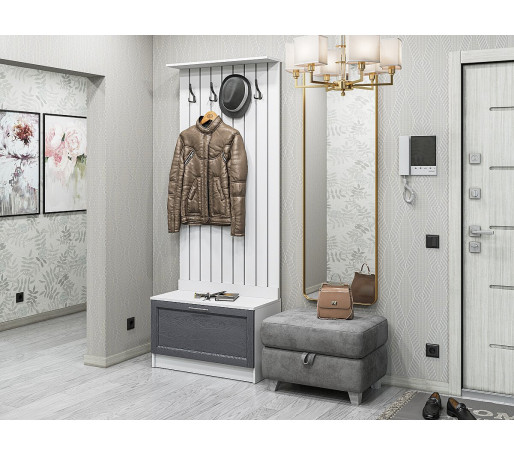 Стиль-01, цвет: Graphite Softwood/Белый Стиль-01, цвет: Graphite Softwood/Белый