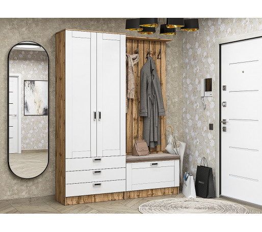 Стиль-03, цвет: Super White/Дуб Вотан