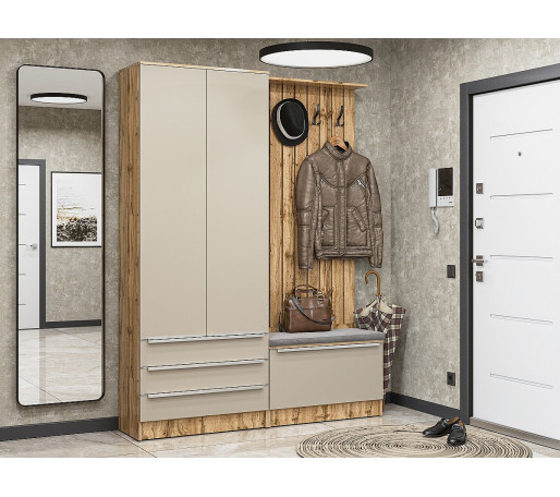 Стиль-03, цвет: Silky Grey/Дуб Вотан