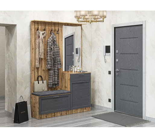 Стиль-02, цвет: Graphite Softwood/Дуб Вотан Стиль-02, цвет: Graphite Softwood/Дуб Вотан