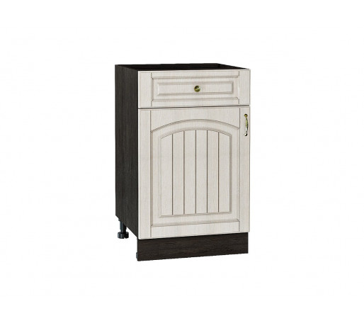 Шкаф нижний с 1-ой дверцей и ящиком Верона, цвет: Ясень золото/Graphite