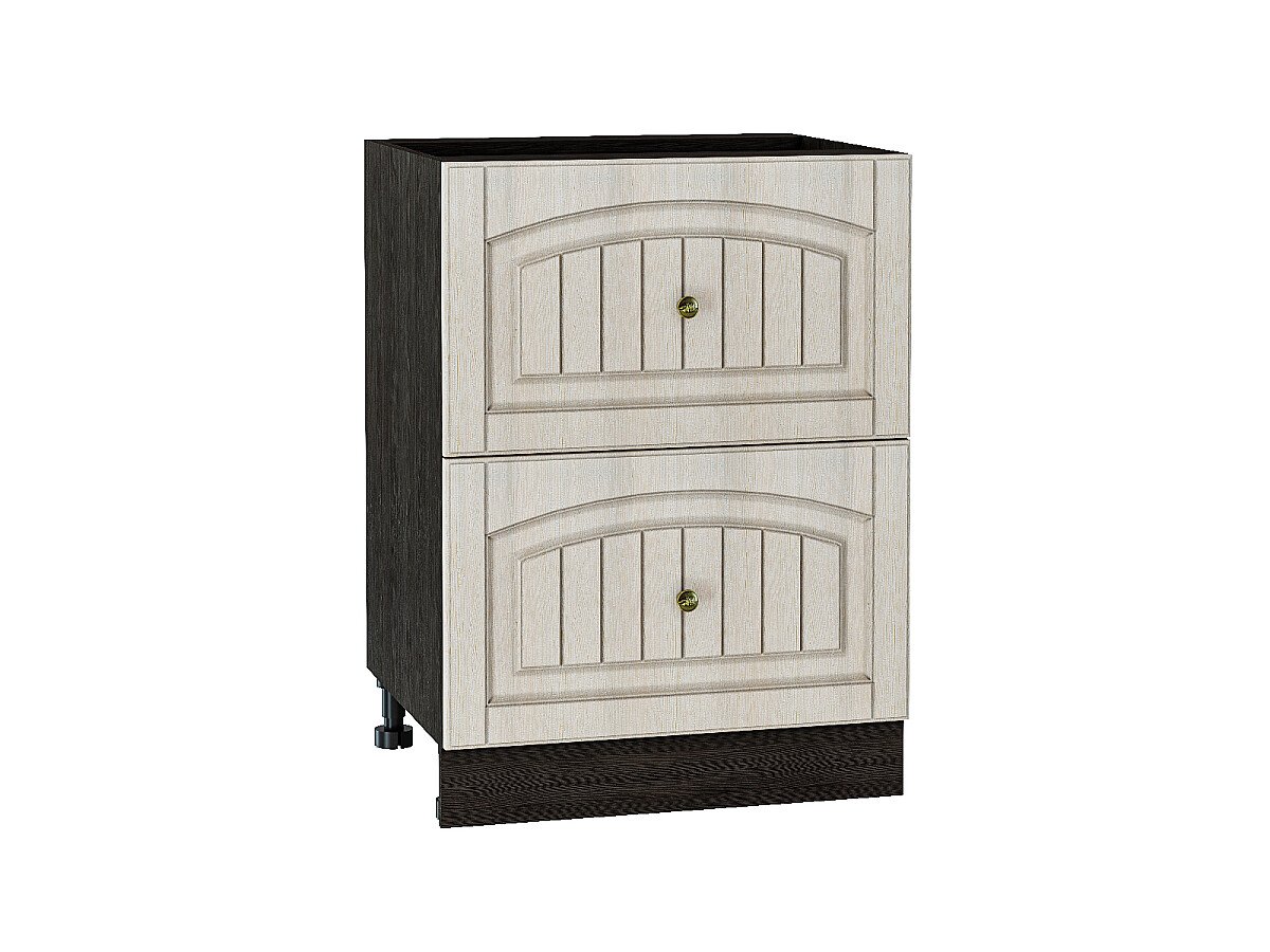 Шкаф нижний с 2-мя ящиками Верона, цвет: Ясень золото/Graphite Шкаф нижний с 2-мя ящиками Верона, цвет: Ясень золото/Graphite