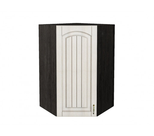 Шкаф верхний угловой Верона L, цвет: Ясень золото/Graphite