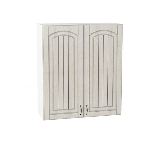 Шкаф верхний с 2-мя дверцами Верона, цвет: Ясень золото/Белый