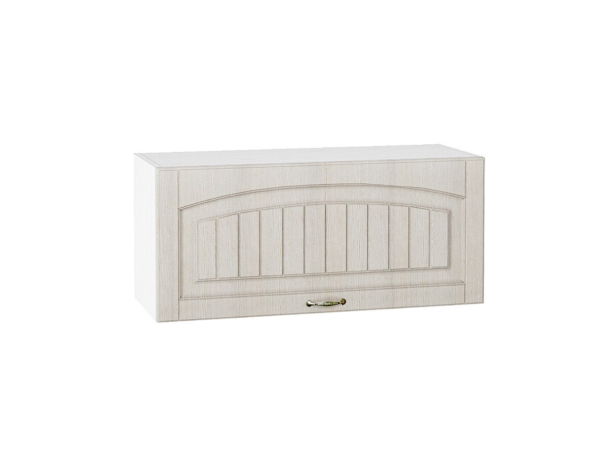 Шкаф верхний горизонтальный Верона, цвет: Ясень золото/Белый Шкаф верхний горизонтальный Верона, цвет: Ясень золото/Белый