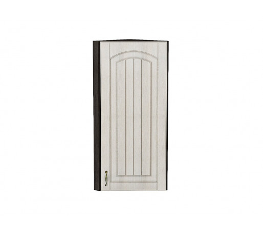 Шкаф верхний торцевой Верона R, цвет: Ясень золото/Graphite