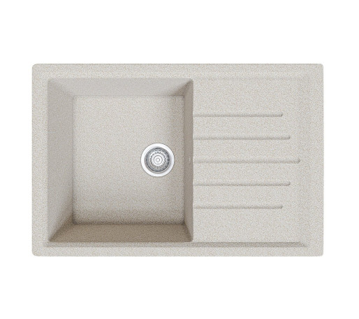 Мойка врезная Vivat 754919 1Ч1К, цвет: МатБежевый