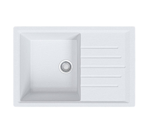 Мойка врезная Vivat 754919 1Ч1К, цвет: МатБелый