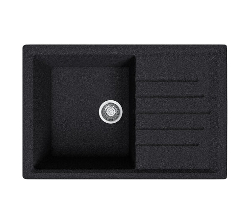 Мойка врезная Vivat 754919 1Ч1К, цвет: МатЧерный