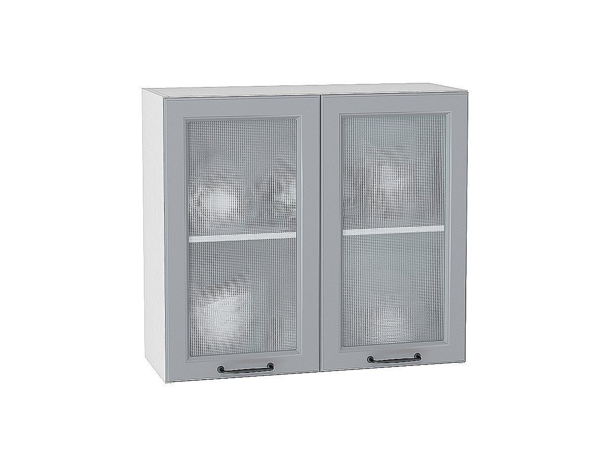 Шкаф верхний с 2-мя остекленными дверцами Ницца, цвет: Magnum Шкаф верхний с 2-мя остекленными дверцами Ницца, цвет: Magnum