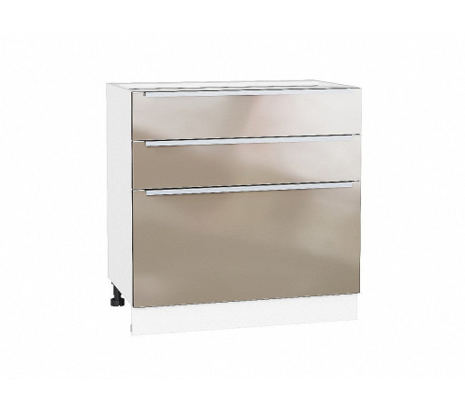 Шкаф нижний с 3-мя ящиками Фьюжн, цвет: Gallant