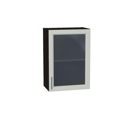 Шкаф верхний с 1-ой остекленной дверцей Сканди, цвет: Cappuccino Softwood