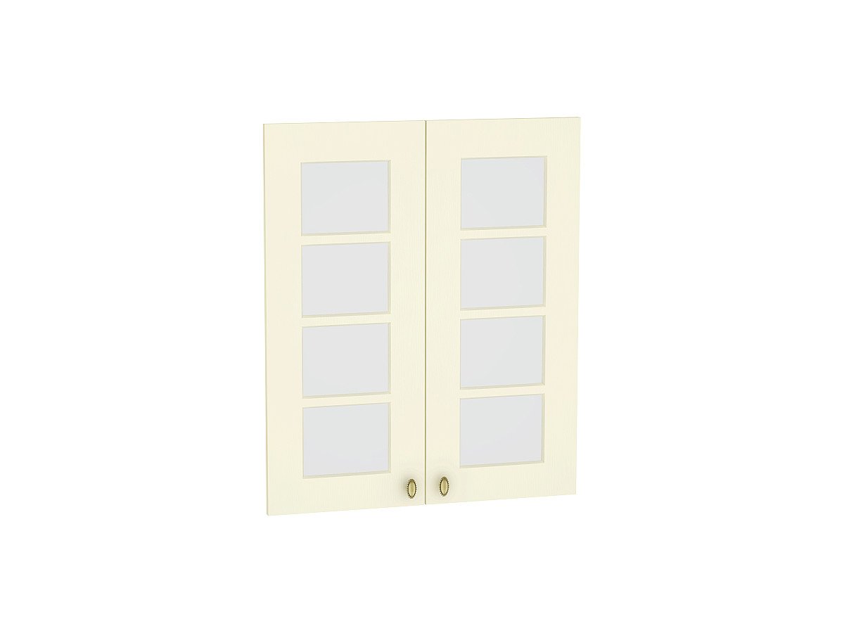 Комплект фасадов Прованс со стеклом для каркаса Ф-45Н В609, цвет: Ваниль Комплект фасадов Прованс со стеклом для каркаса Ф-45Н В609, цвет: Ваниль