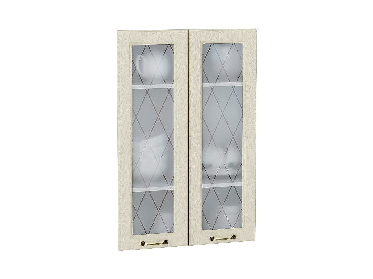 Комплект фасадов Ницца со стеклом для каркаса Ф-45Н В609, цвет: Дуб крем Комплект фасадов Ницца со стеклом для каркаса Ф-45Н В609, цвет: Дуб крем