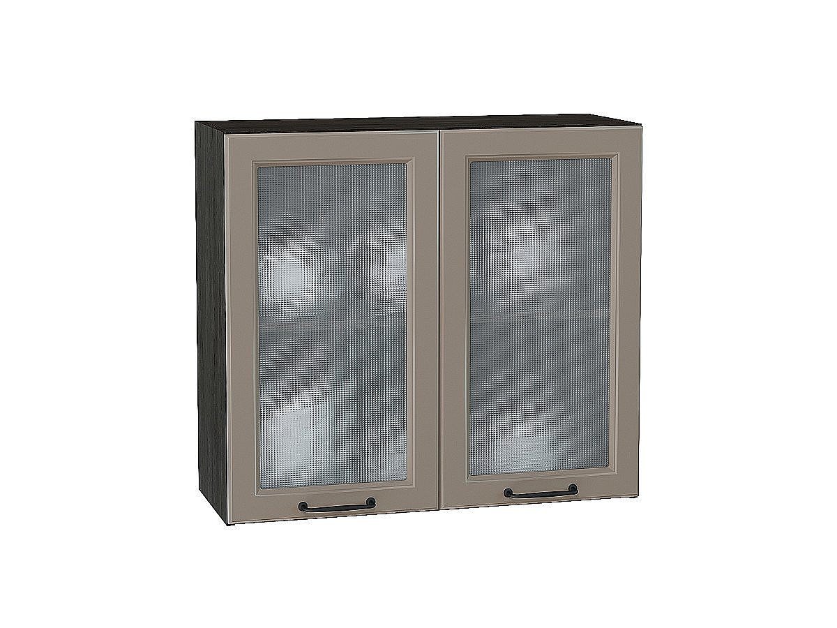 Шкаф верхний с 2-мя остекленными дверцами Ницца, цвет: Omnia Шкаф верхний с 2-мя остекленными дверцами Ницца, цвет: Omnia