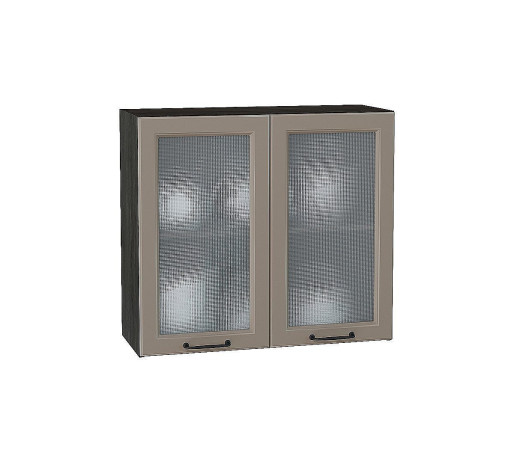 Шкаф верхний с 2-мя остекленными дверцами Ницца, цвет: Omnia